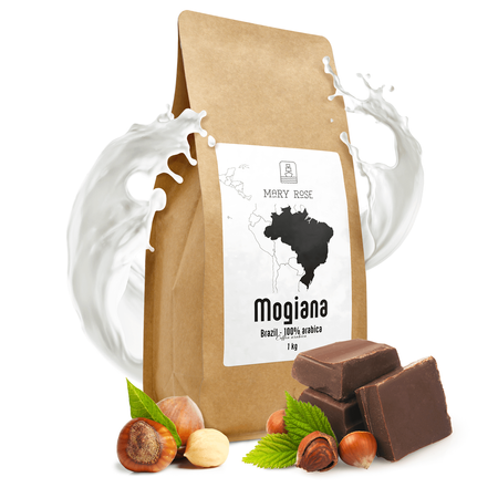 Mary Rose -  Zrnková káva Brazil Mogiana premium 1 kg