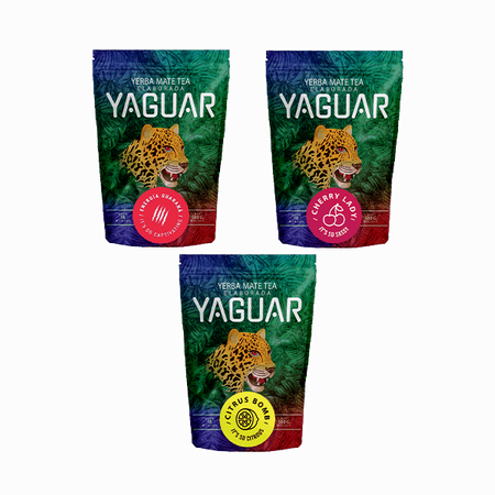 Trio yerba mate Yaguar na START pro začátečníky