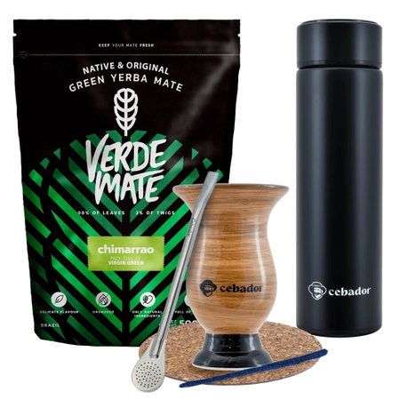 Yerba Mate Chimarrao set 500g termoska calabash