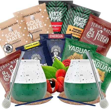 Yerba Mate Set pro dva Ovocný na začátek