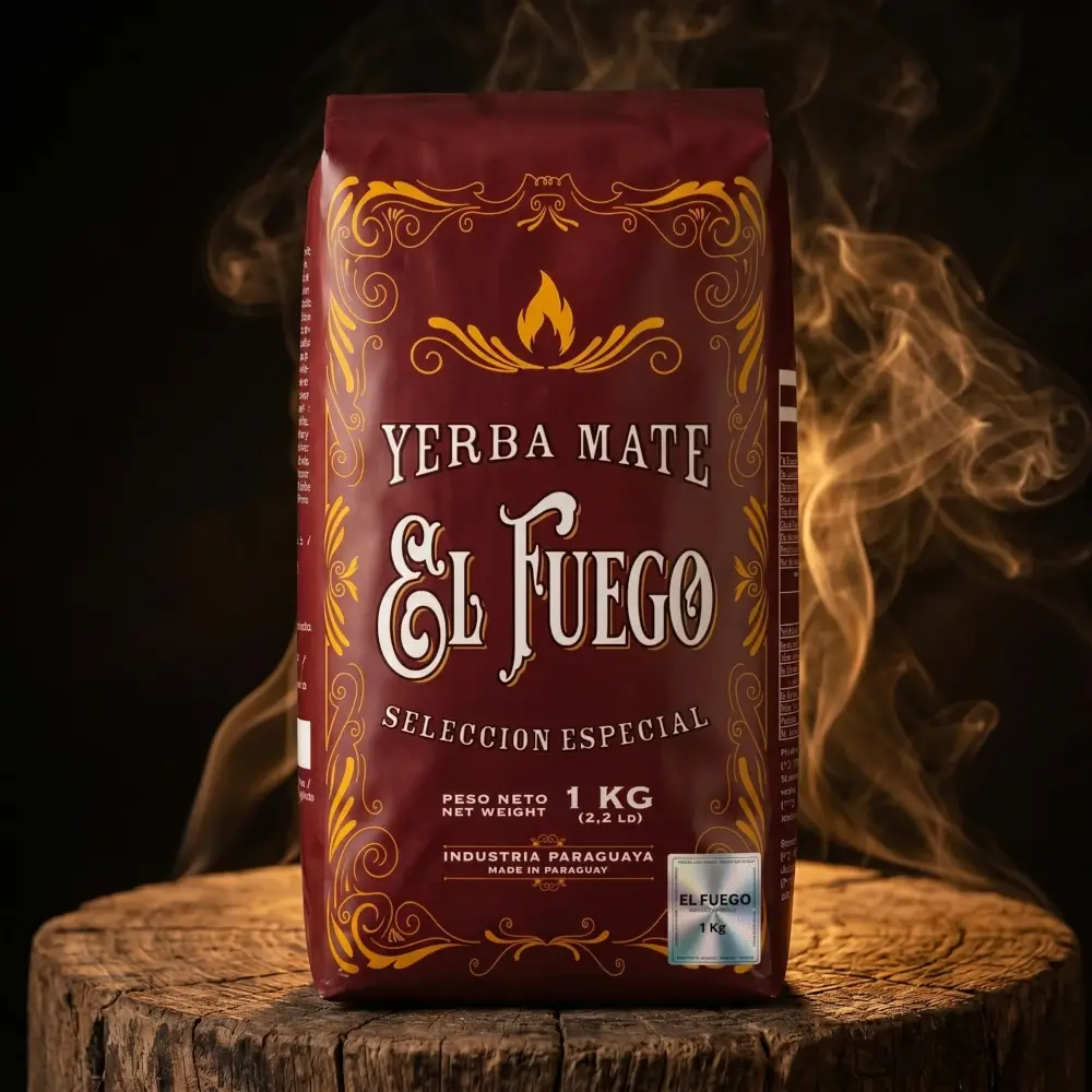 Novinka: El Fuego Elaborada 1 kg – nejsilnější paraguayská yerba mate v papírovém balení