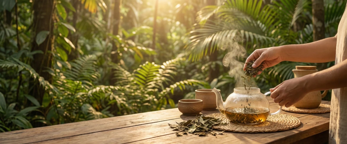 Jak připravit čaj z guayusy – šálek nálevu z listů Ilex guayusa