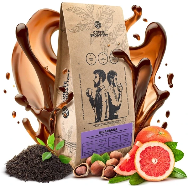 Bro Coffee Roastery Nicaragua Colibrí Azul – speciální kávová zrna s tóny grapefruitu, ořechů a čaje.