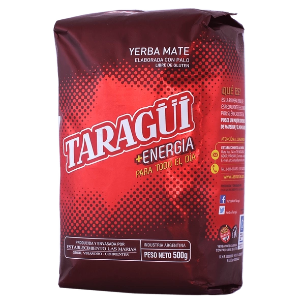 Klasická yerba mate pro dodání energie – Taragui Energia.