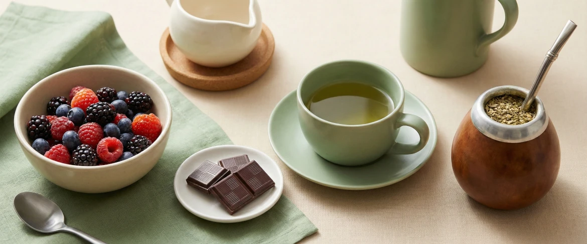 Polyfenoly a přírodní saponiny ve stravě – yerba mate a rostlinné produkty