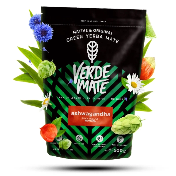 Verde Mate Green Ashwagandha – yerba mate s citronovou verbenou