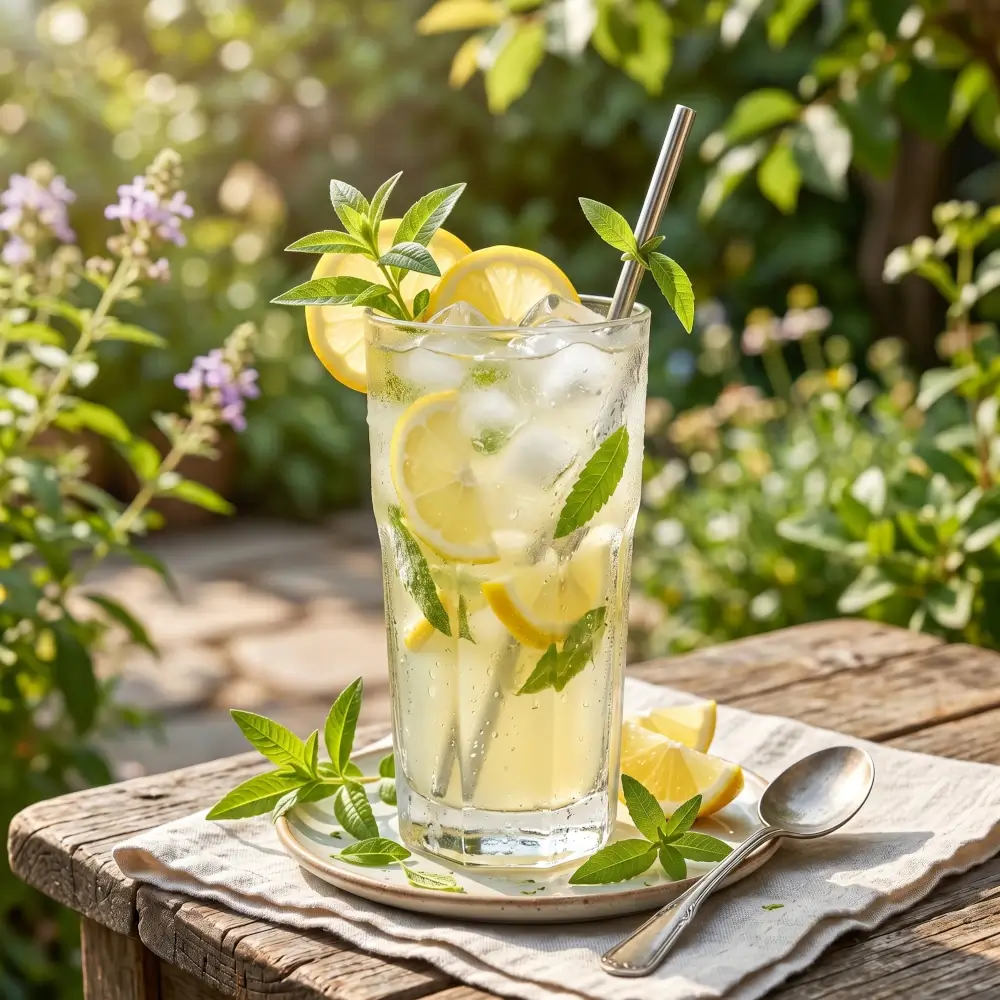 Letní limonáda s přidanou citronovou verbenou