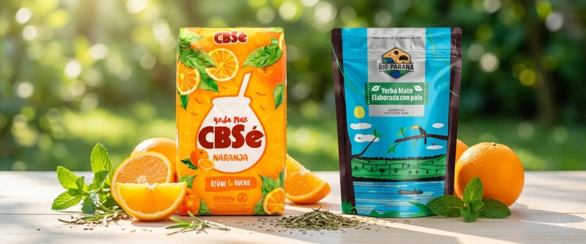 Moderní odrůdy yerba mate z Argentiny – ochucené a bylinné směsi