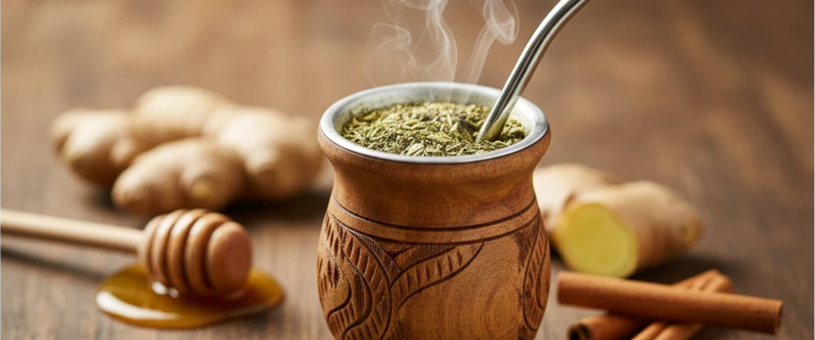 Yerba mate se zázvorem