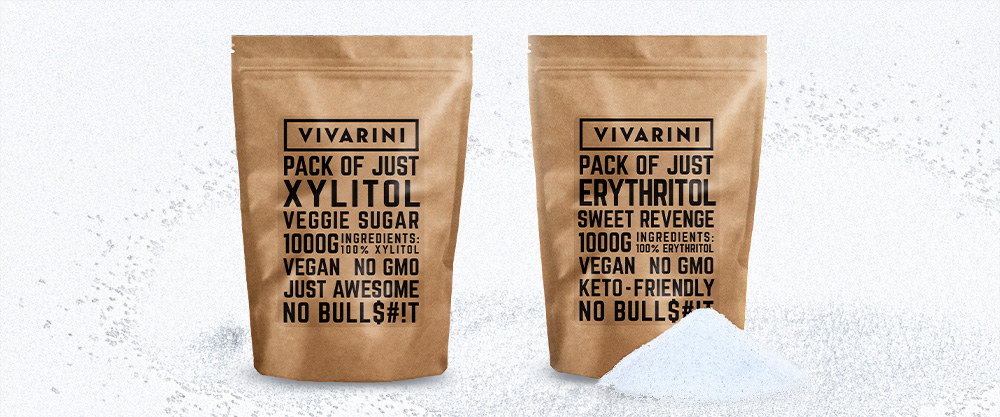 Vivarini – xylitol a erythritol