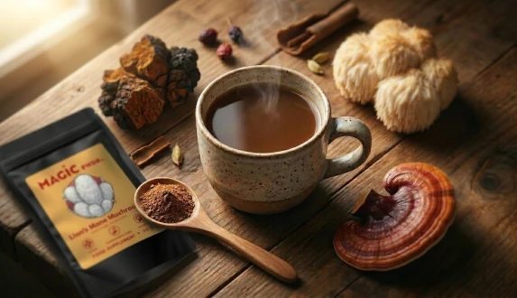 Jak si vybrat adaptogenní houby? Reishi, čaga a lví hříva v praxi