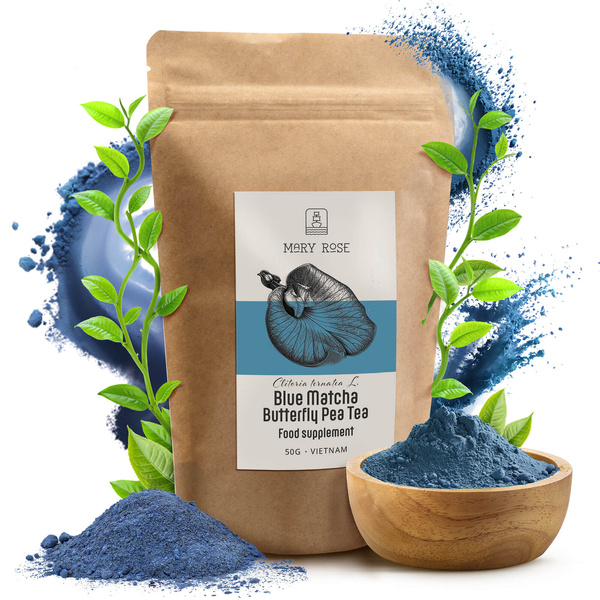 Mary Rose – Blue Matcha – Butterfly Pea Tea (prášek) 50 g