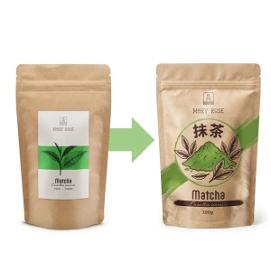 Dárková sada: matcha + matchawan + bambusové příslušenství
