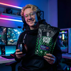 Sada Yerba Maté Verde Mate Game On 400g 0,4kg Kalabása + Bombilla