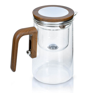 Skleněná čajová konvice s magnetickým sítkem Velora 800 ml