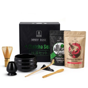 Dárková sada: japonská ceremoniální matcha + barevná alternativa matchy