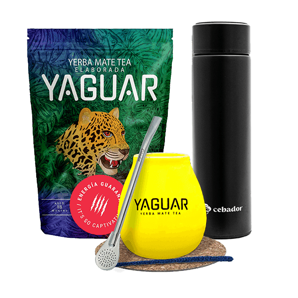 Sada Yerba Mate Yaguar Energia 500g 0,5kg Termoska