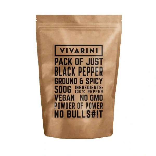 Vivarini – Pepř černý (mletý) 0,5 kg