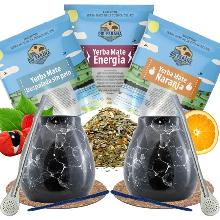 Sada Yerba Mate PRO DVA Kalabása + Bombilla