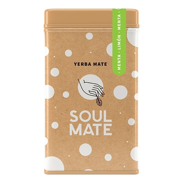 Yerbera – Plechovka + Soul Mate Orgánica Menta Limon 0,5 kg