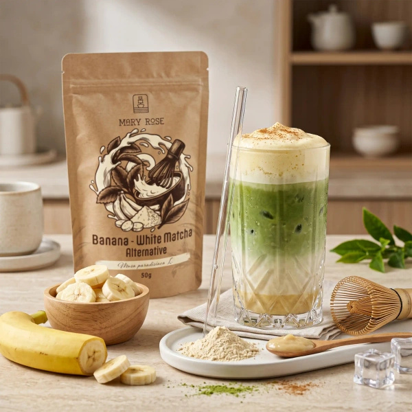 Mary Rose – White Matcha Alternative – Banán (prášek) 50 g