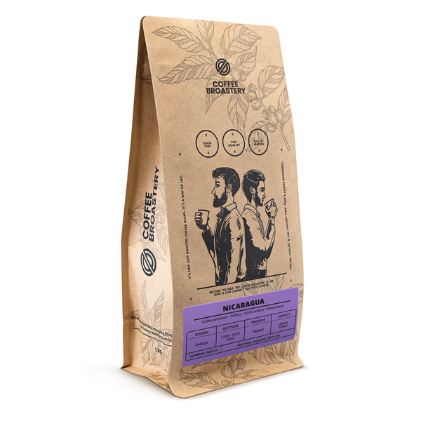 Bro Coffee Roastery - Zrnková káva Nicaragua Colibrí Azul Speciality 1 kg