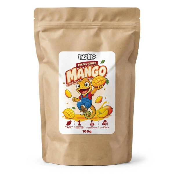 FiloLilo – Lyofilizované mango (plátky) 100 g