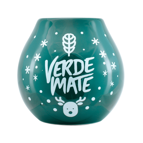 Vánoční dárkový set yerba mate Verde Mate Winter Edition 500g + kalebas a bombilla