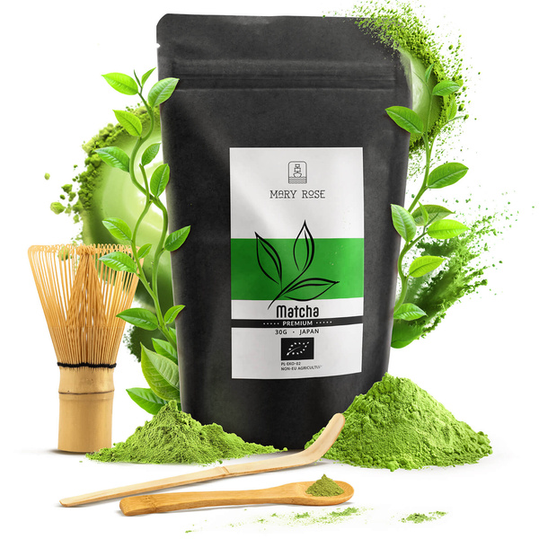 Sada PREMIUM na vaření čaje Matcha: japonská BIO matcha 30g + příslušenství