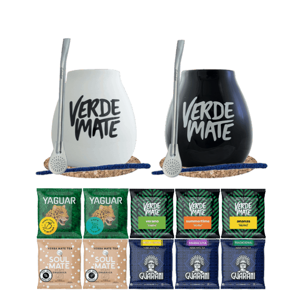 Sada Yerba Maté 10x50g 2x Kalabása + 2x Bombilla
