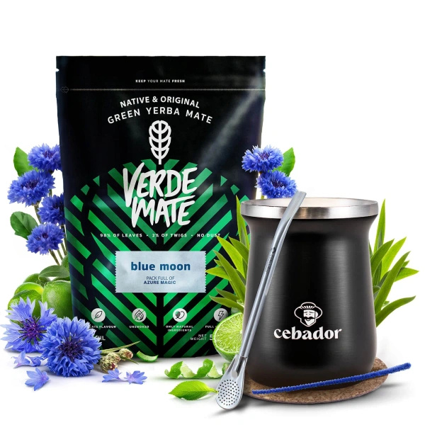 Sada Yerba Maté Verde Mate 500g 0,5kg Termální Šálek TermoMate PRO
