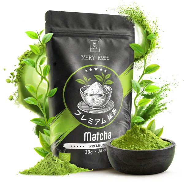Mary Rose – Japonský zelený čaj Matcha (BIO) Premium 30 g