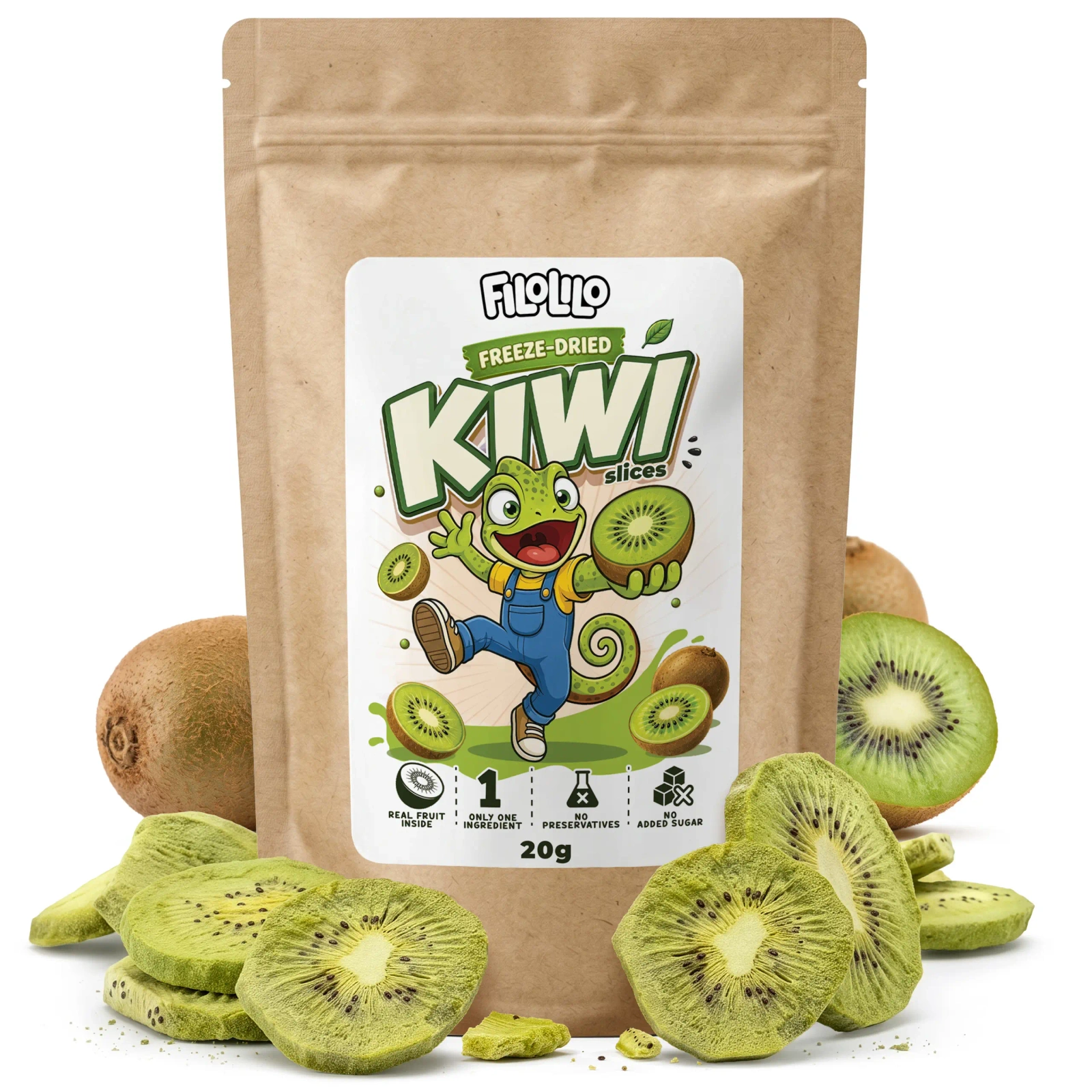 FiloLilo lyofilizované kiwi
