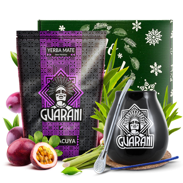 Dárková sada Yerba Mate Guarani Maracuya 0,5kg