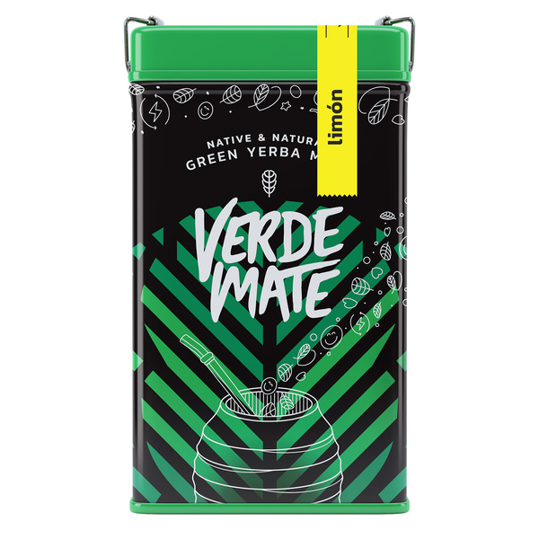 Yerbera – Plechovka + Verde Mate Green Limón 0,5 kg