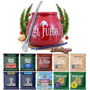 Yerba Mate zimní sada 10x50g Kalabása + Bombilla