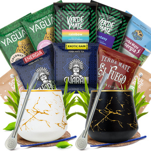 Sada Yerba Mate pro dva: vzorky 10x50g 2x Kalabása + 2x Bombilla