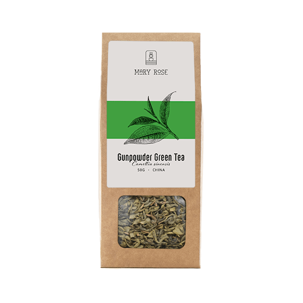 Mary Rose - Zelený Čaj Gunpowder - 50 g
