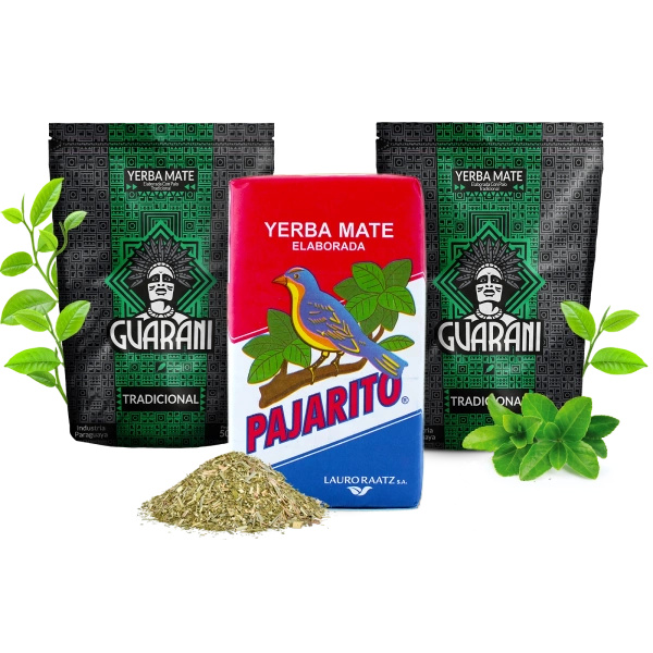 Sada Yerba Maté Elaborada: 2x Guarani + 1x Pajarito