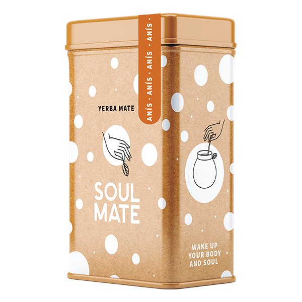Yerbera – Plechovka + Soul Mate Orgánica Anís 0,5 kg