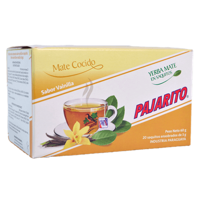 Pajarito s příchutí vanilka v sáčcích 20x3g