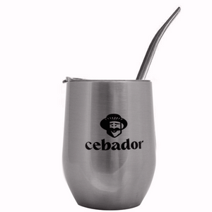 TermoLid - ocelová nádoba s víčkem - Cebador (stříbrná barva) - 350 ml