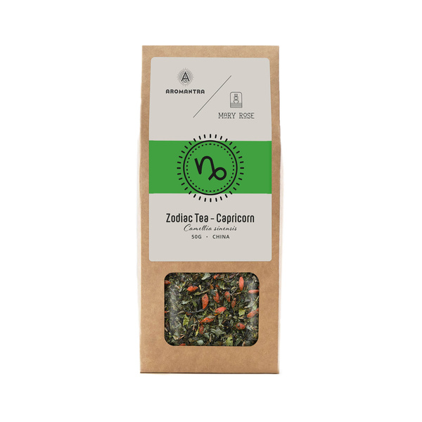 Aromantra x Mary Rose – Čaj znamení zvěrokruhu – Kozoroh (černý) 50 g