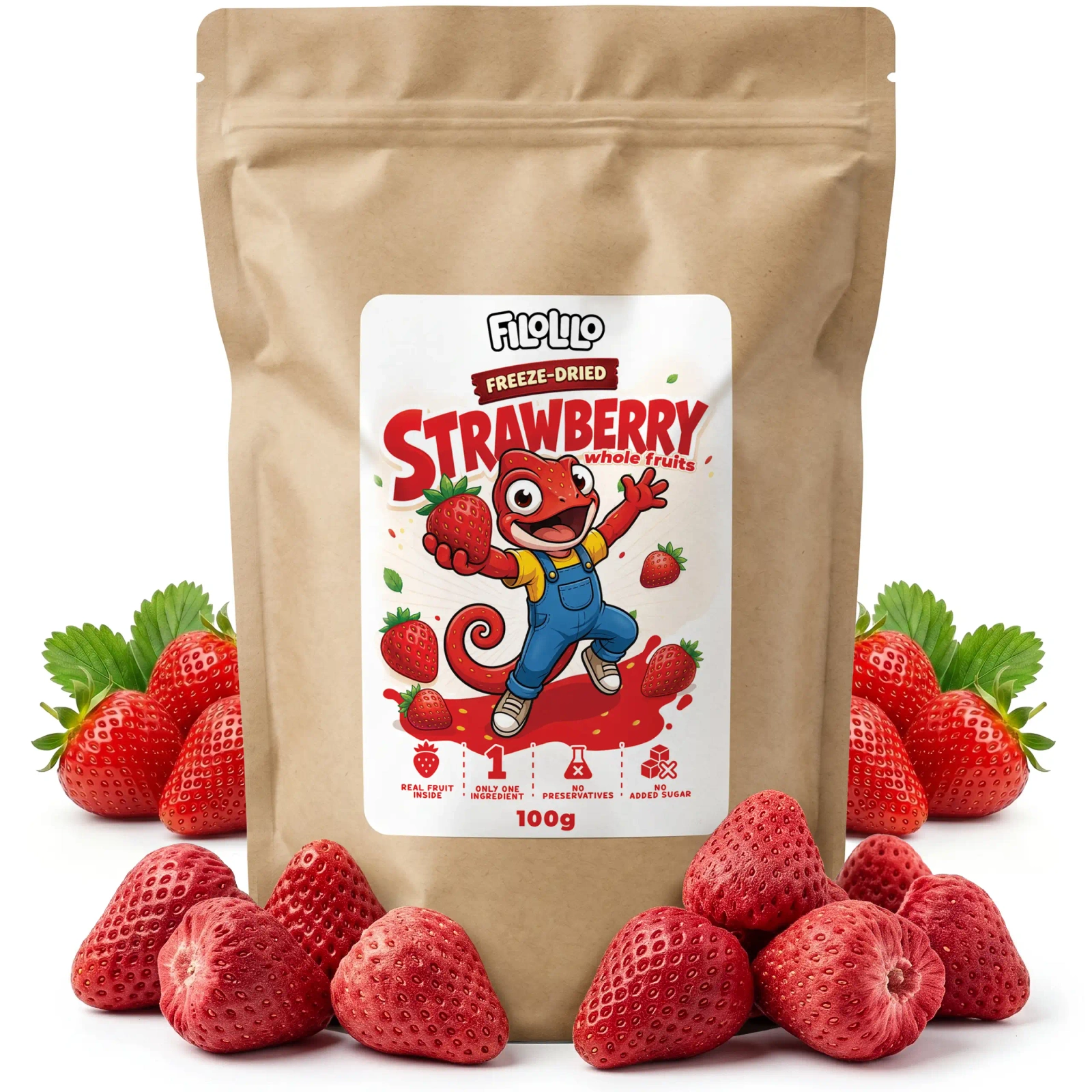FiloLilo freeze-dried strawberry