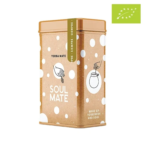 Yerbera – Plechovka + Soul Mate Orgánica Siempre 0,5 kg