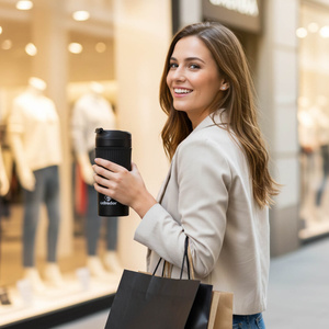 Termohrnek Cup Press s francouzským pressem 400 ml