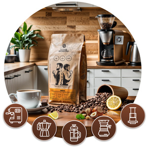 Bro Coffee Roastery - Zrnková káva India Karnataka Premium 400 g