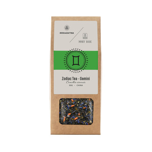 Aromantra x Mary Rose – Čaj znamení zvěrokruhu – Blíženci (černý) 50 g
