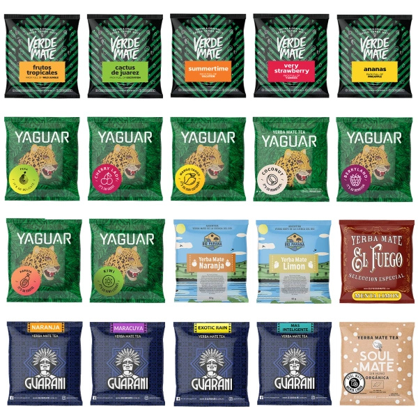 Yerba Mate LEPŠÍ NA ZAČÁTEK 20x50g POUZE OVOCE