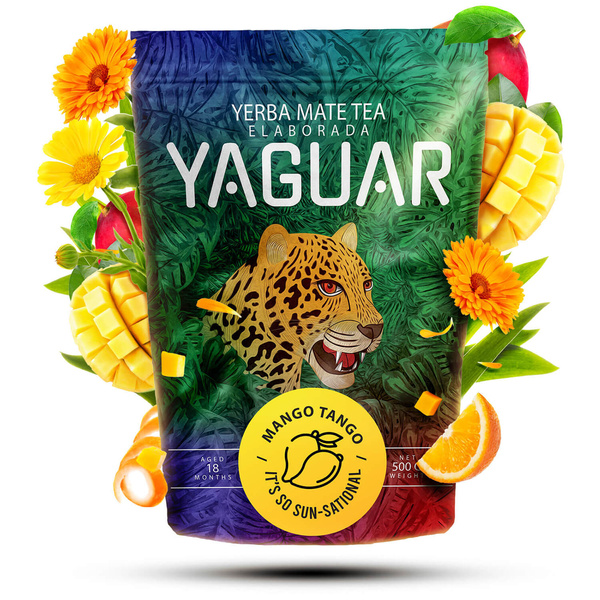 Sada Yerba Maté Yaguar 500g 0,5kg Kalabása + Bombilla